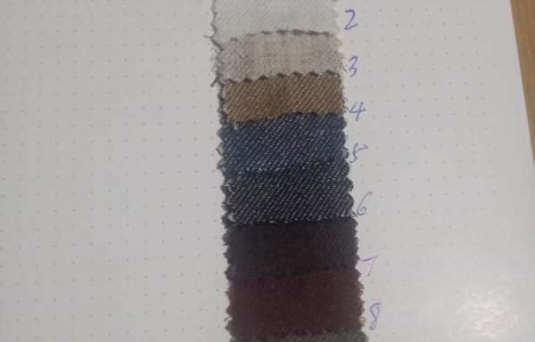 Linen yarn dyed twill