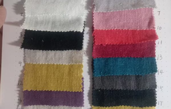 100%Linen sand wash weight plain