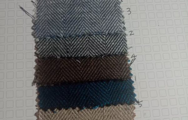 LINEN YARN DYED HERRINGBONE
