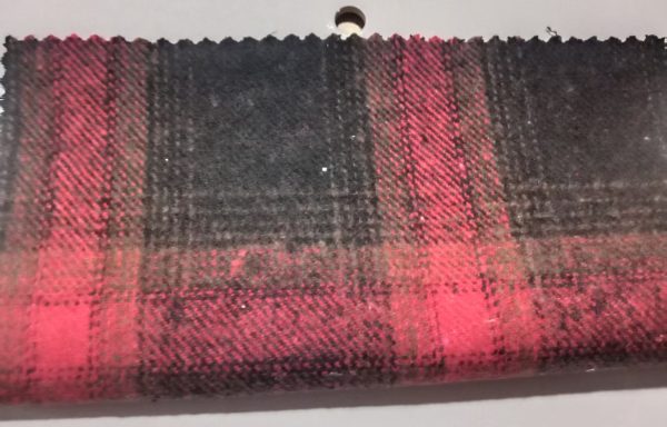 wool/poly yarn dyed checks